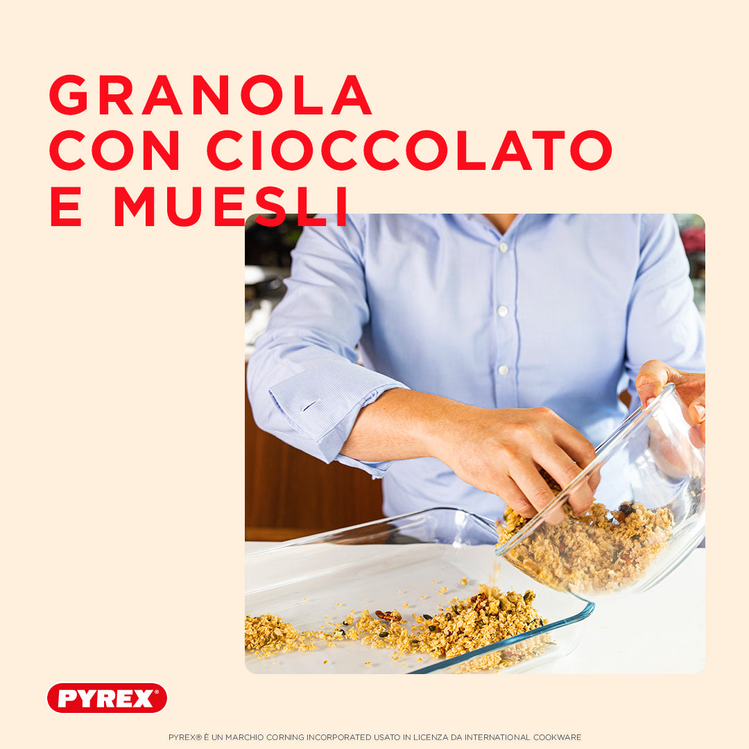 GRANOLA CON CIOCCOLATO E MUESLI