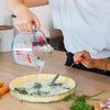 QUICHE CON FOGLIE DI CAROTA