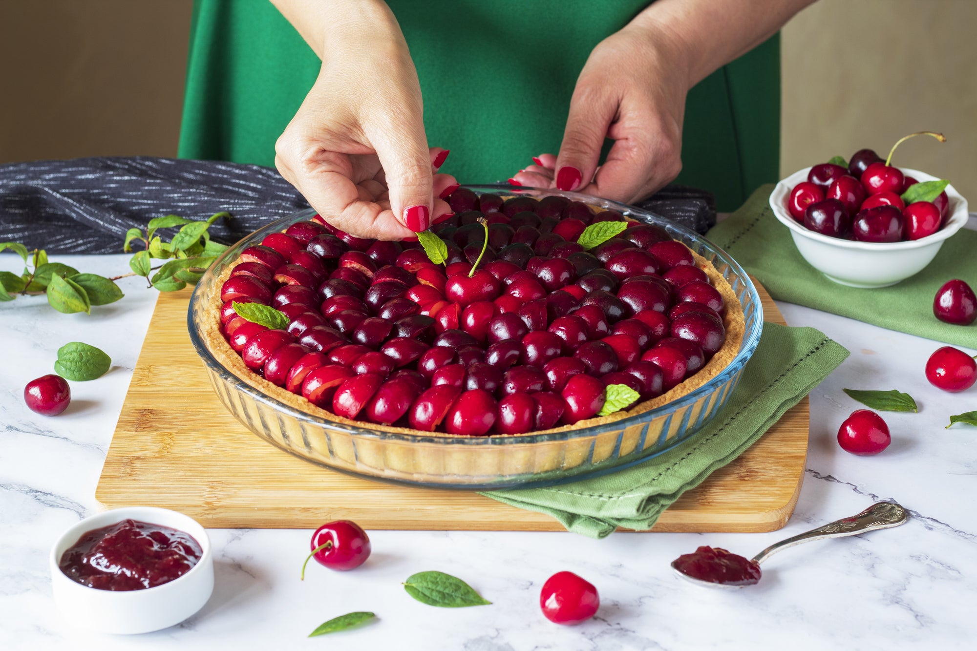 CROSTATA FRANGIPANE ALLE CILIEGIE